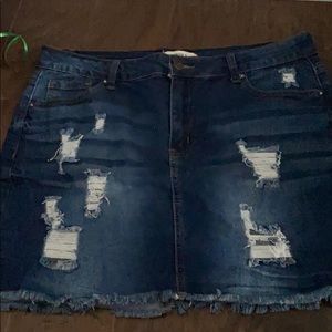 Jean skirt